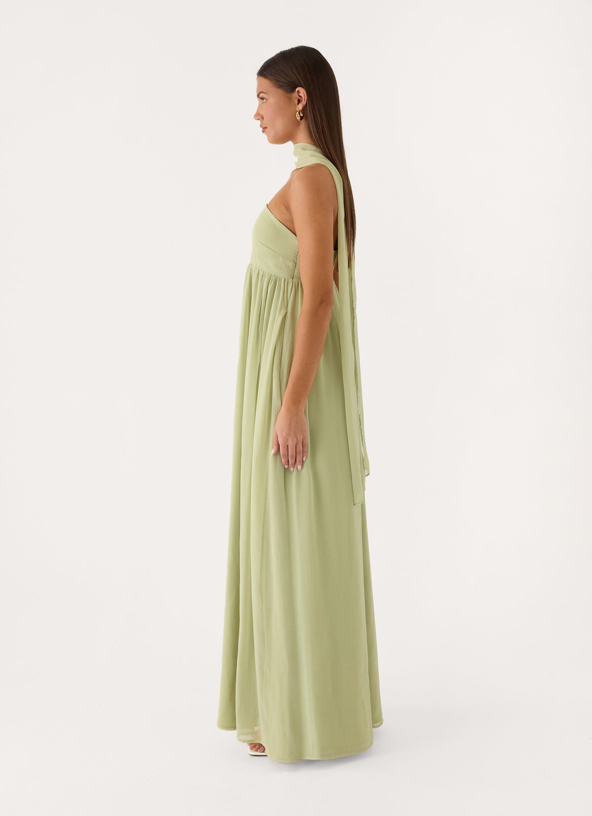 Elarose Scarf Maxi Dress
