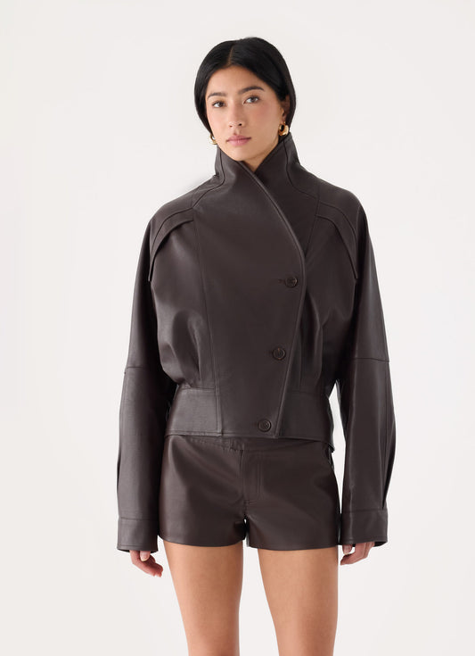 Nirado PU Mini Shorts