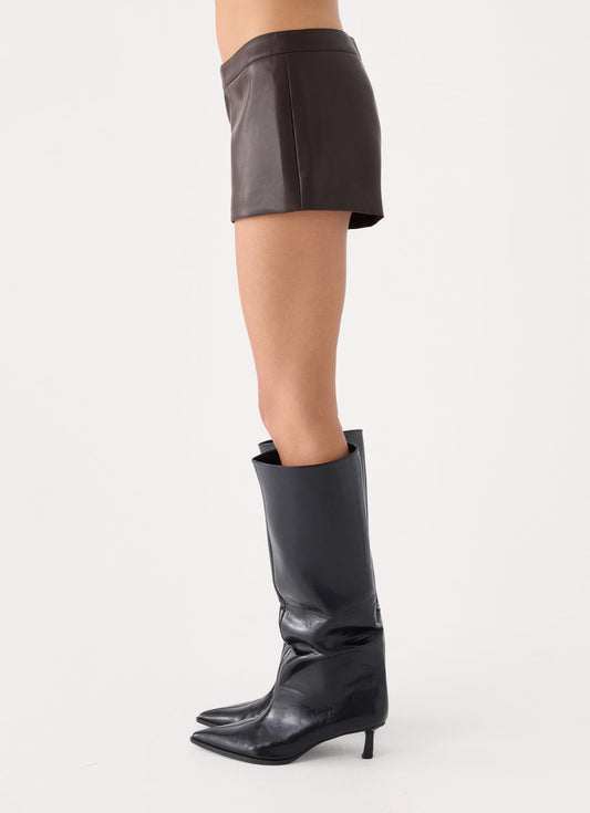 Nirado PU Mini Shorts