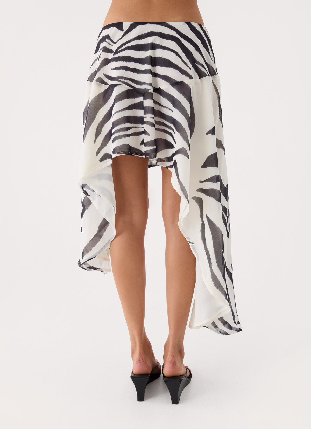 Amalina Asymmetric Midi Skirt