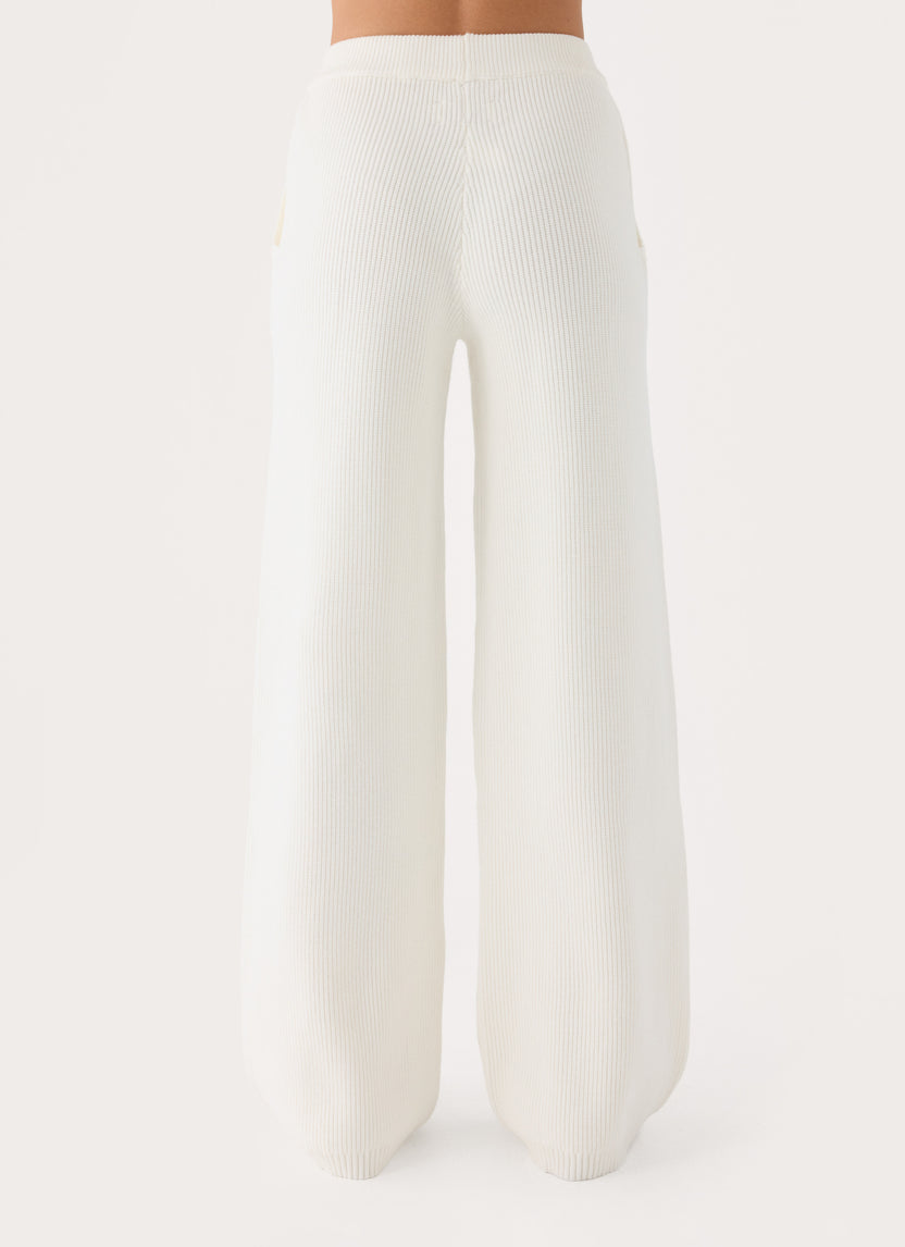 Cauaria Button Low Rise Knit Pants