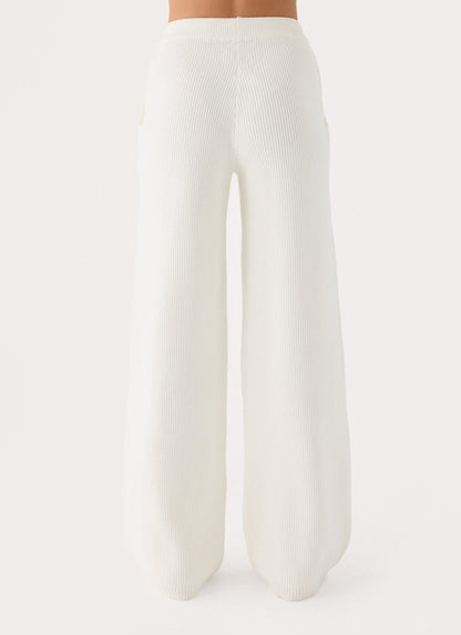 Cauaria Button Low Rise Knit Pants