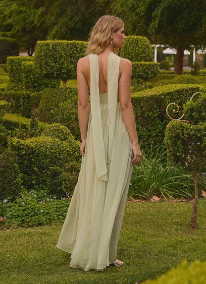 Elarose Scarf Maxi Dress