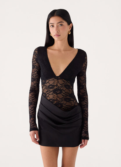 Michayla Lace Mini Dress
