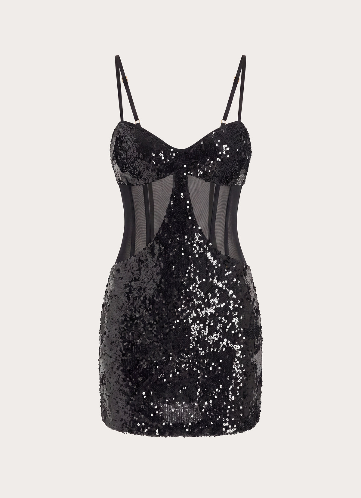 Monnise Sequin Corset Mini Dress