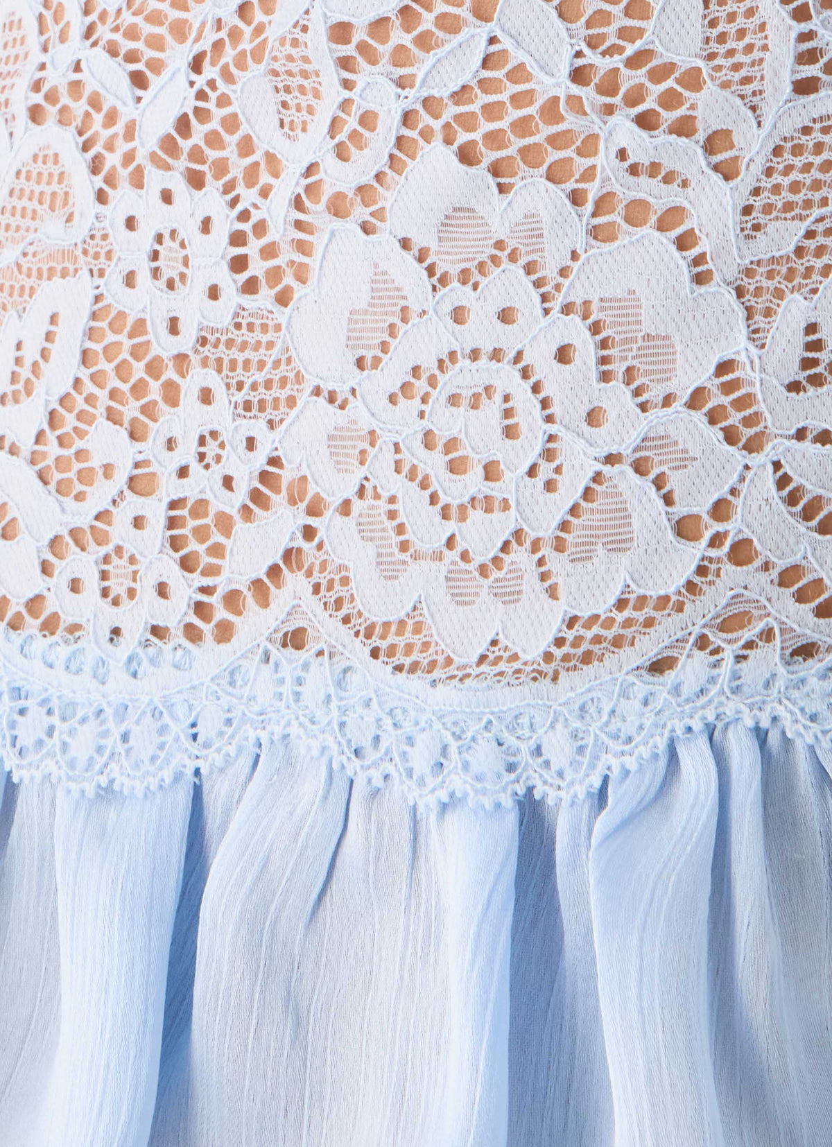 Morino Lace Button Up Top